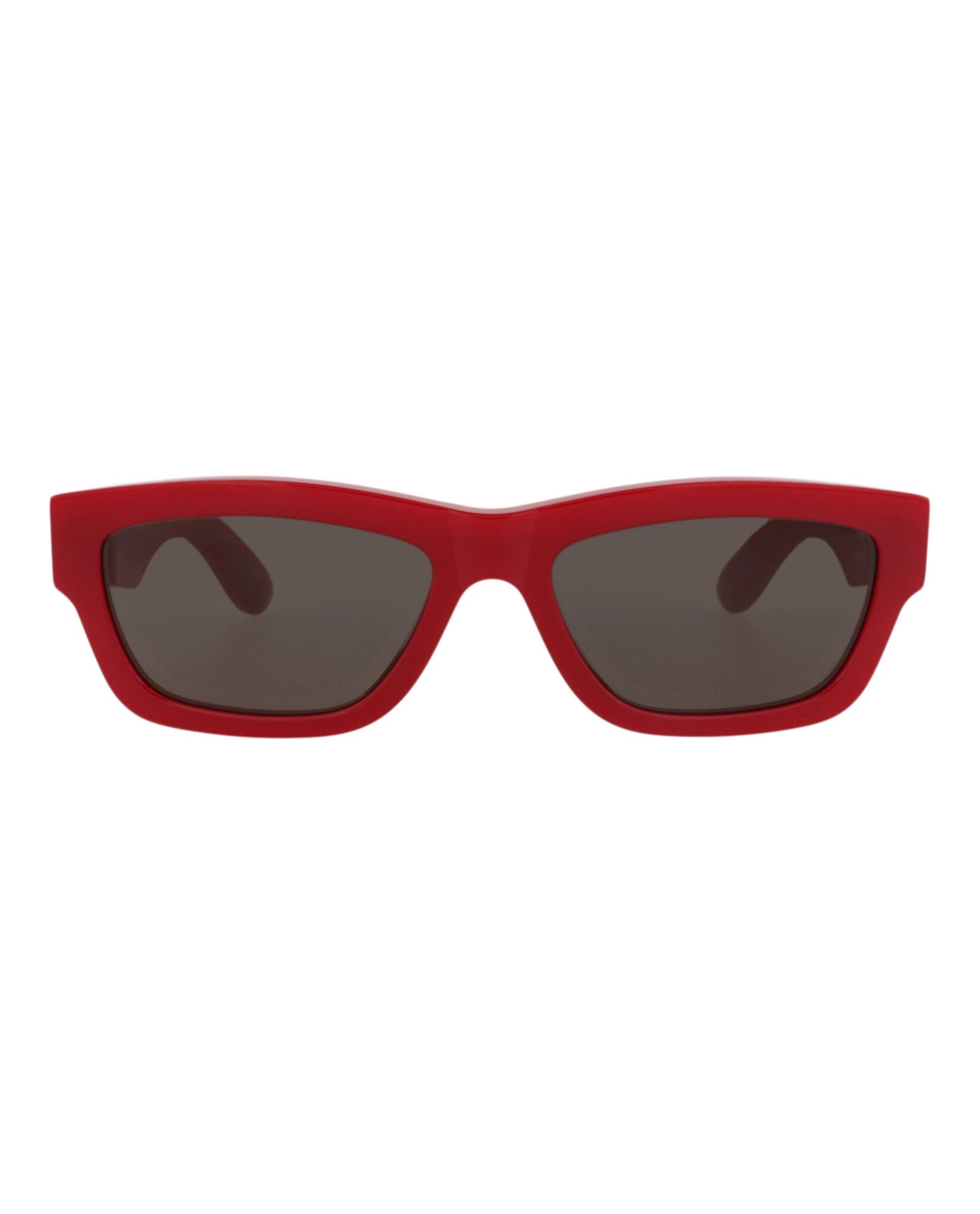 Alexander McQueen | Unisex | Square Recycled Acetate Sunglasses | Red