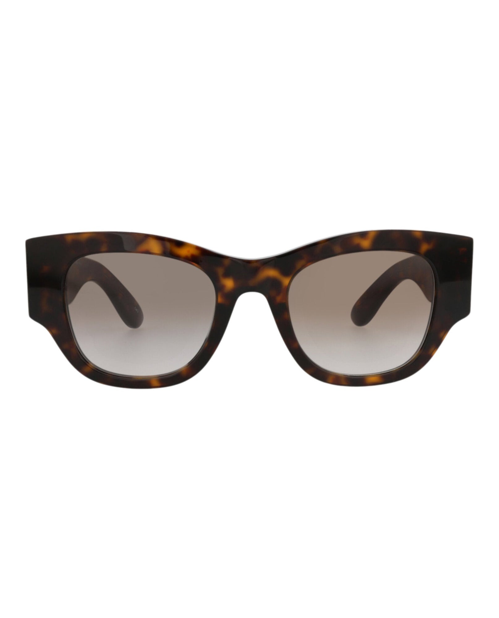 Alexander McQueen | Women | Square Recycled Acetate Sunglasses | Havana