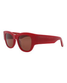 Alexander McQueen | Women | Square Recycled Acetate Sunglasses | Red