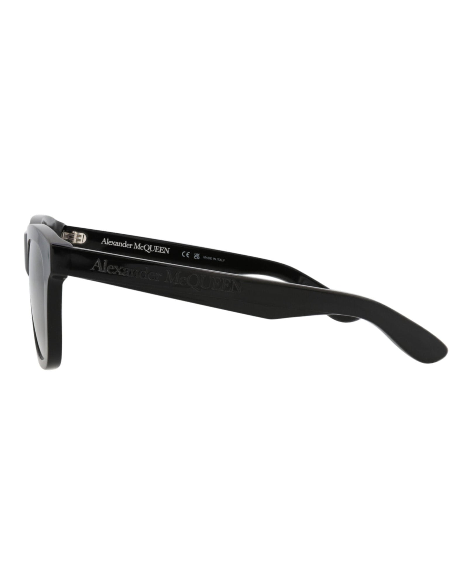 Alexander McQueen | Men | Square Recycled Acetate Sunglasses | Black