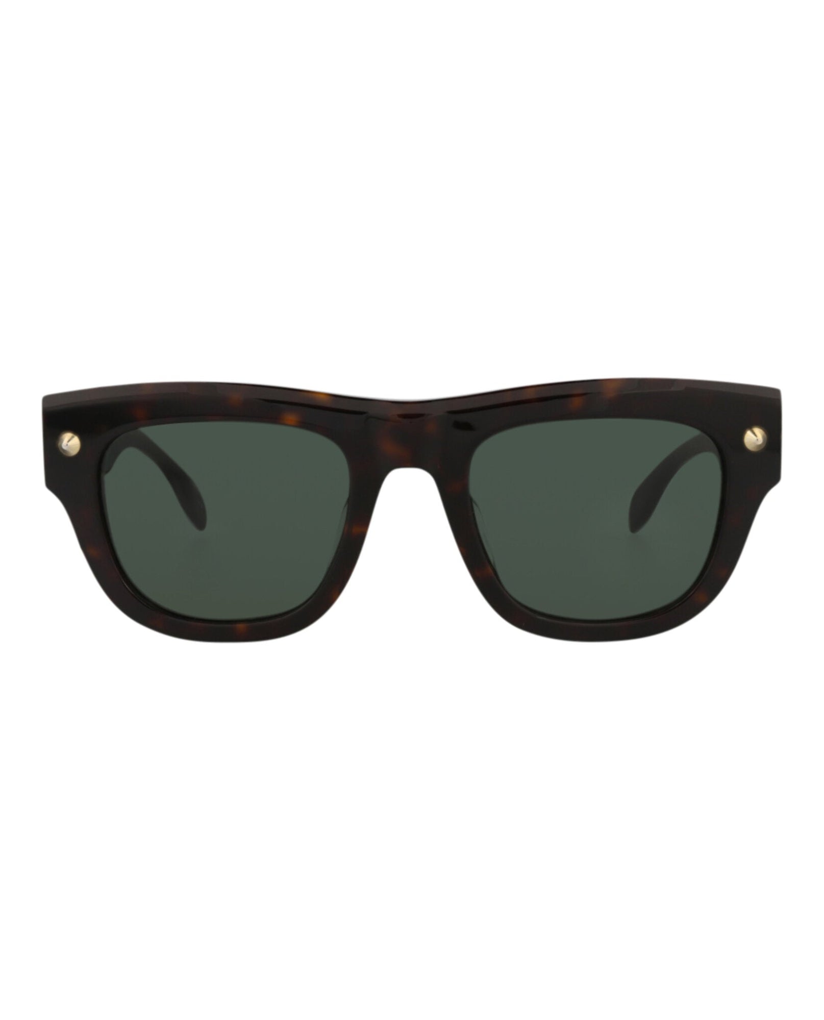 Alexander McQueen | Men | Square Recycled Acetate Sunglasses | Havana