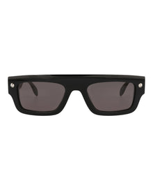 Alexander McQueen | Unisex | Square Recycled Acetate Sunglasses | Black