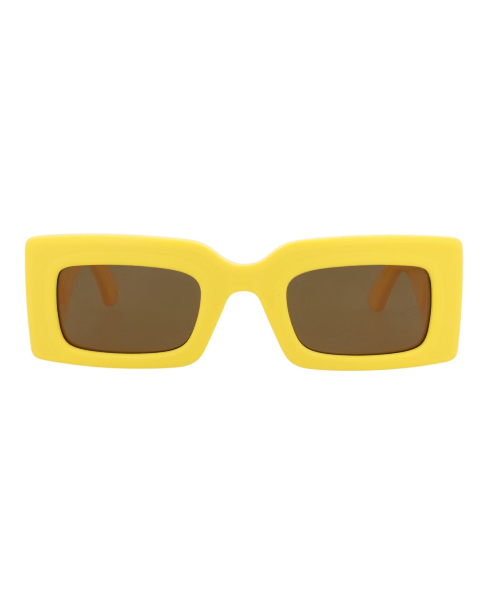 Alexander McQueen | Women | Square Recycled Acetate Sunglasses | Yellow