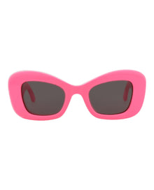 Alexander McQueen | Women | Cat Eye Recycled Acetate Sunglasses | Pink
