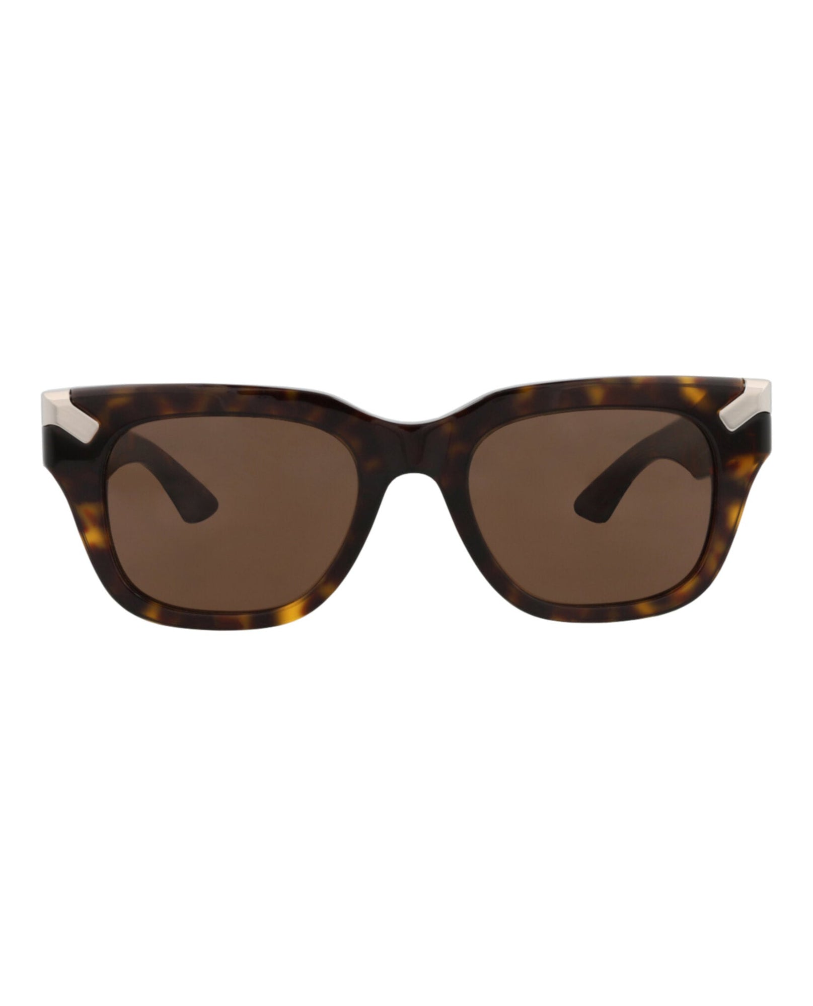 Alexander McQueen | Men | Square Recycled Acetate Sunglasses | Havana