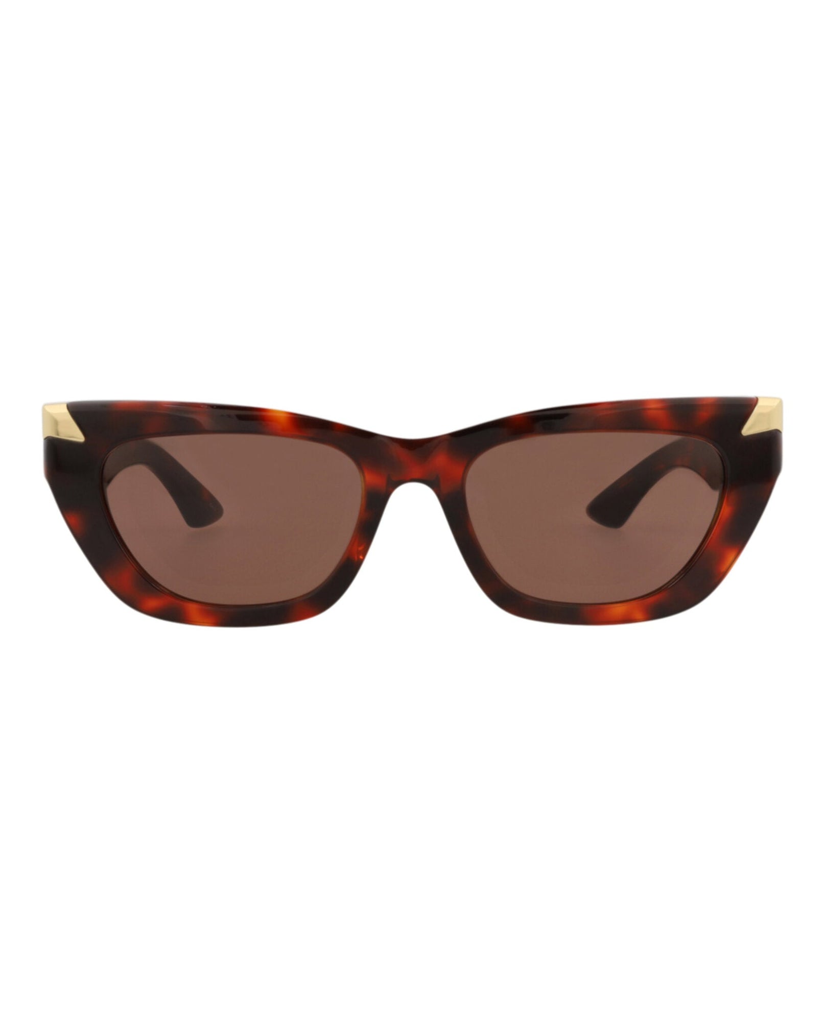 Alexander McQueen | Women | Cat Eye Recycled Acetate Sunglasses | Havana