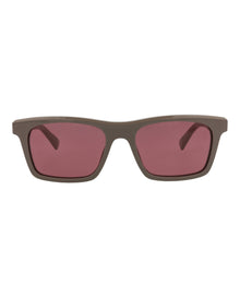 Alexander McQueen | Men | Square Recycled Acetate Sunglasses | Brown
