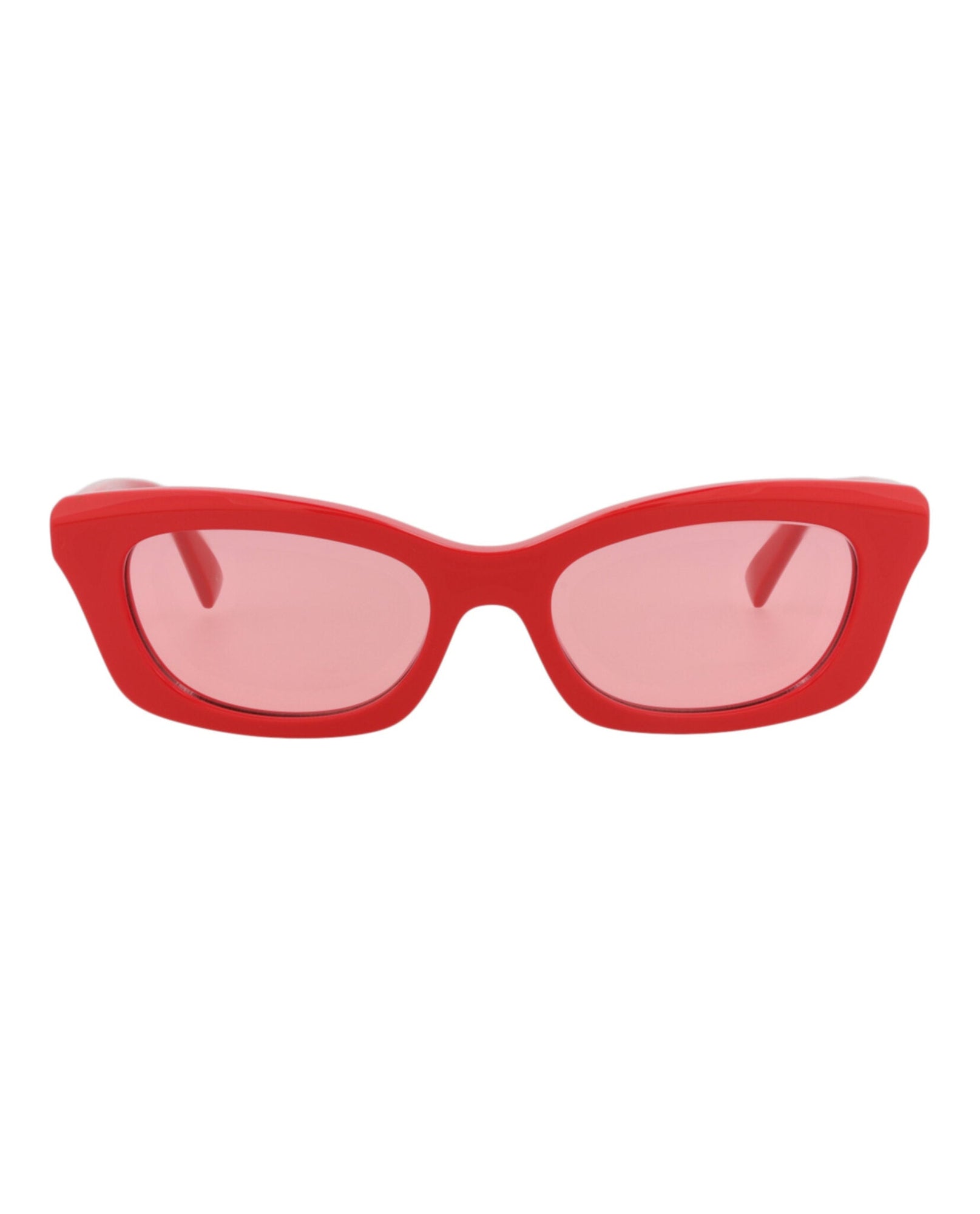Alexander McQueen | Women | Square Recycled Acetate Sunglasses | Red