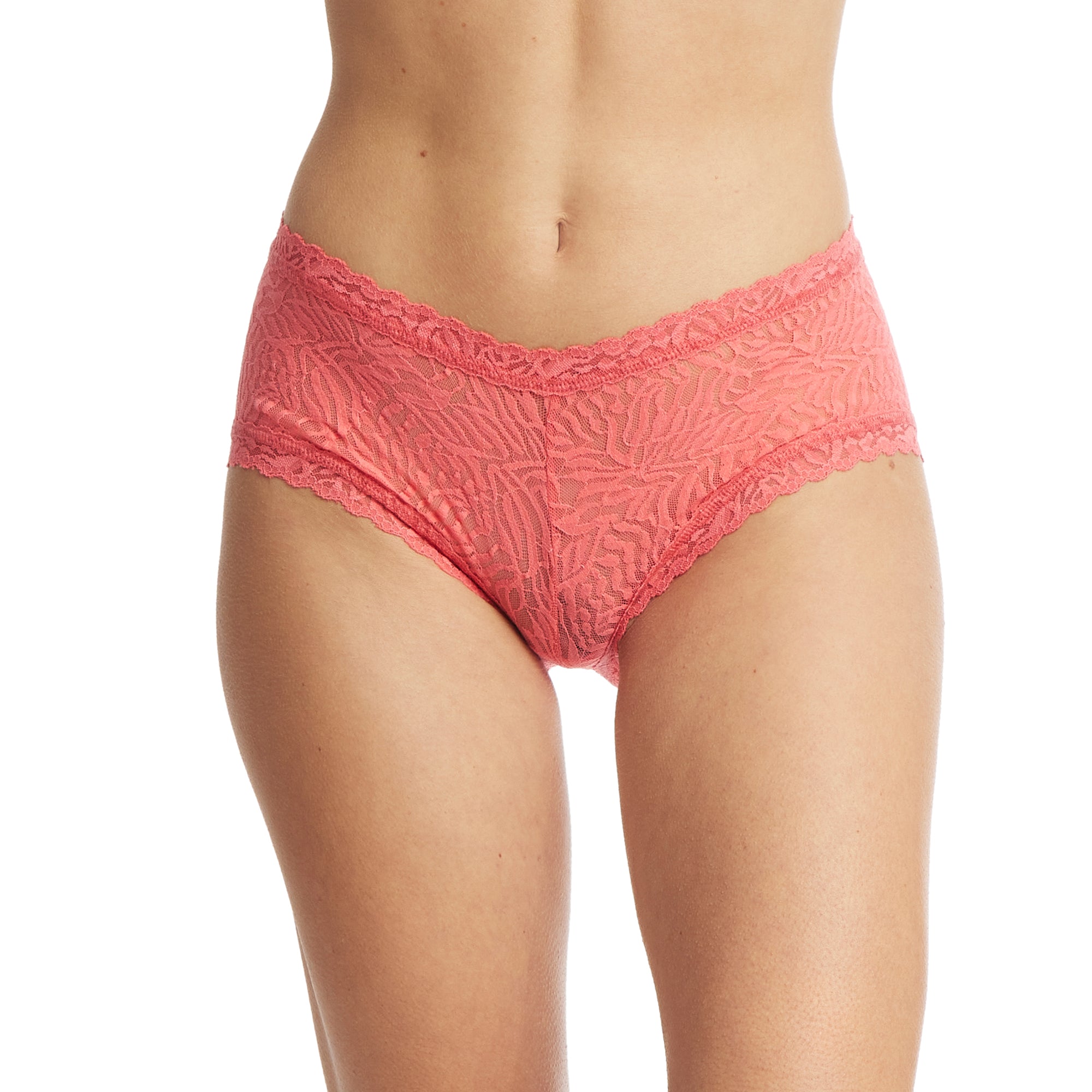 Animal Lace Boyshort | Wild Card (Red)