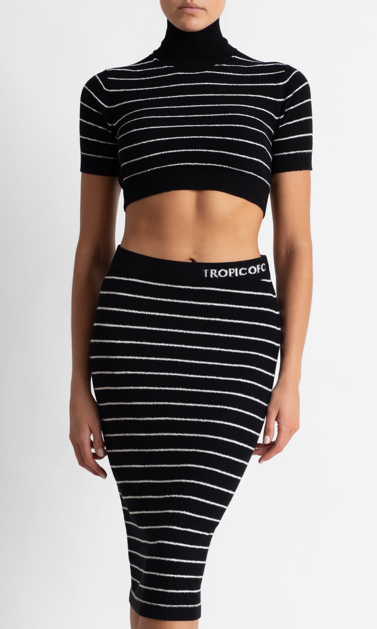 Grace Top  | Black And White Stripe