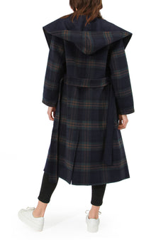 Arcadia Oversided Coat with Hood | Women | French Navy