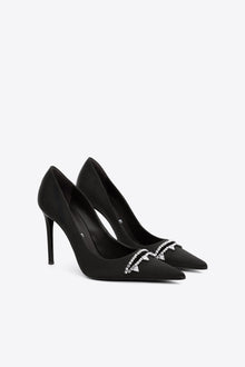 Crystal Slit Pump | Black