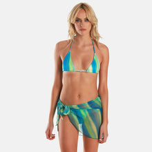 OW Swim ARIEL Bikini Top Bikini Top 157 - Green Print
