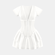 OW Collection AURELIA Mini Dress Account 001 - White