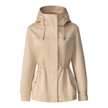Avalynn Strech Cotton Utility Jacket | Almond