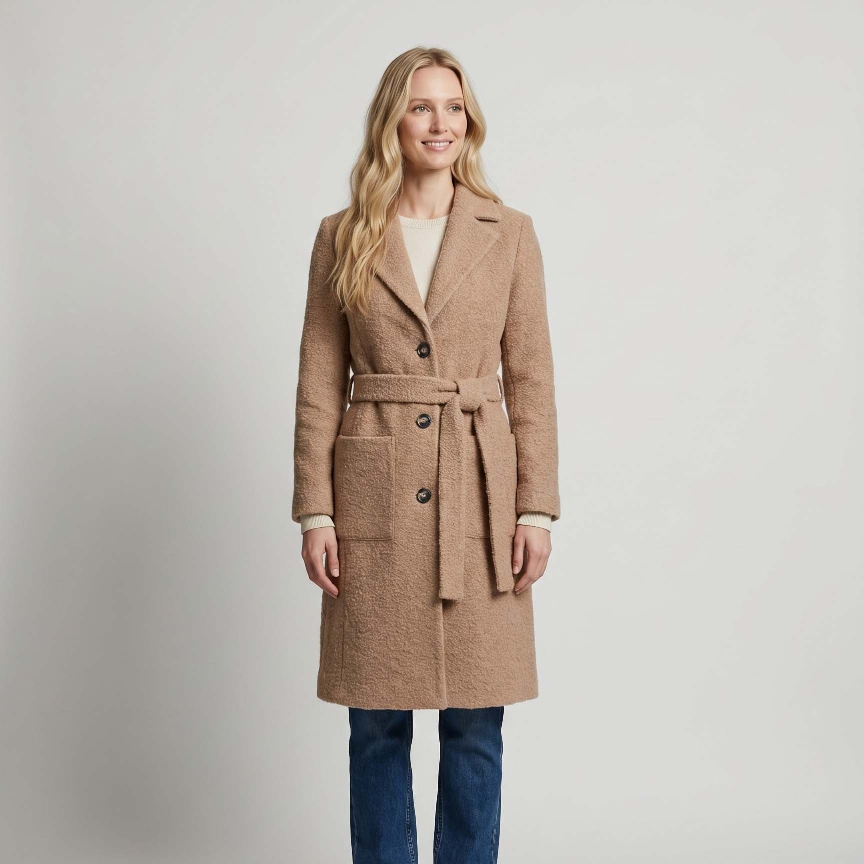 Women | Amelia Coat | Beige
