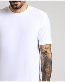 Active Crew Neck Tee | White