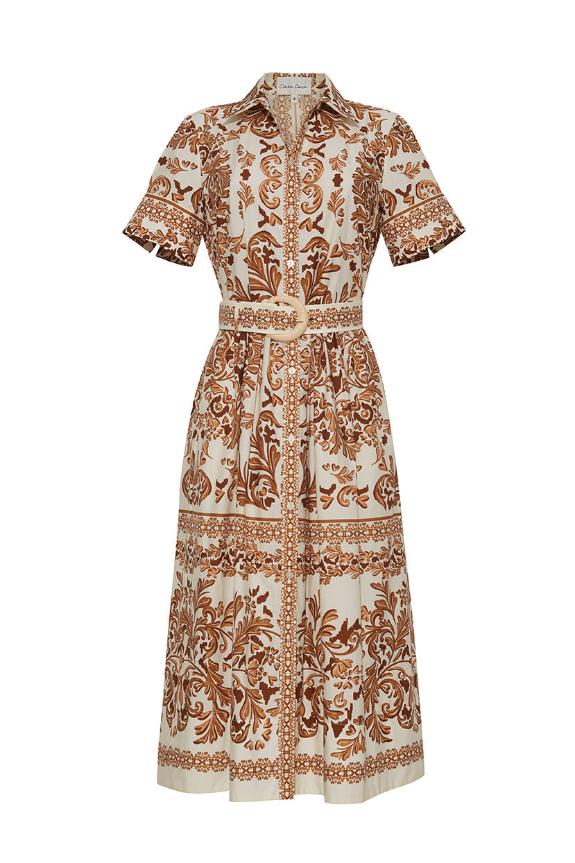 Adina Dress | Saltaire Brown