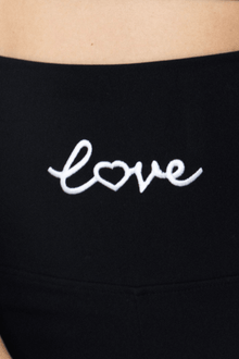 Adore Yourself High - Waisted Premium Legging - Black/White - Self - Adore