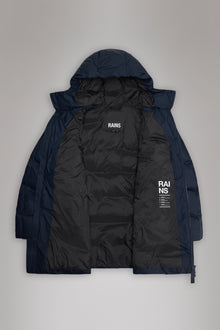 Alta Long Puffer Cargo Jacket | Black