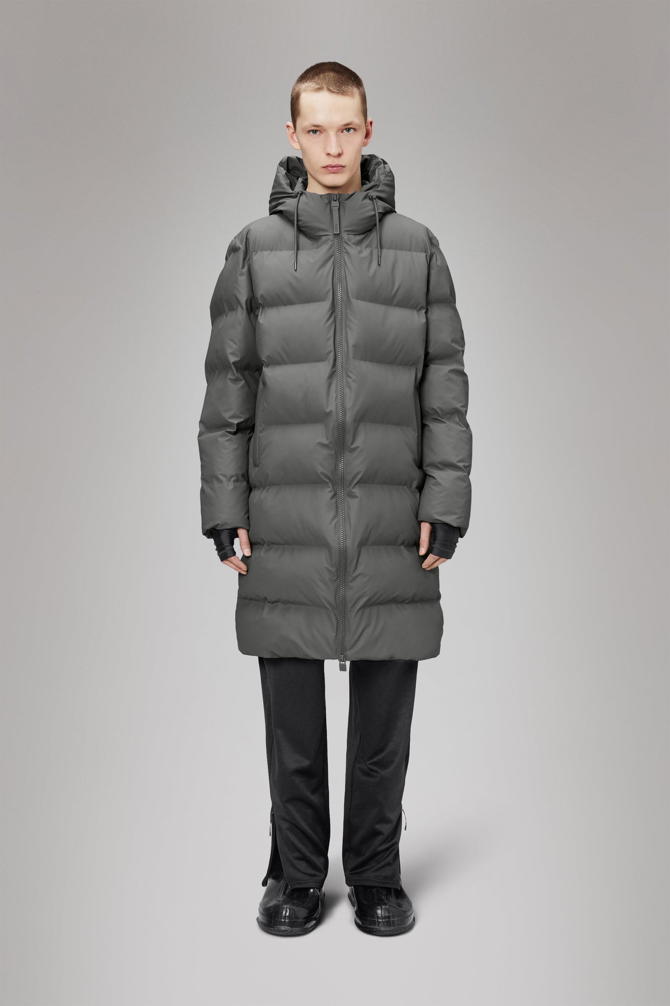 Alta Longer Puffer Jacket | Grey