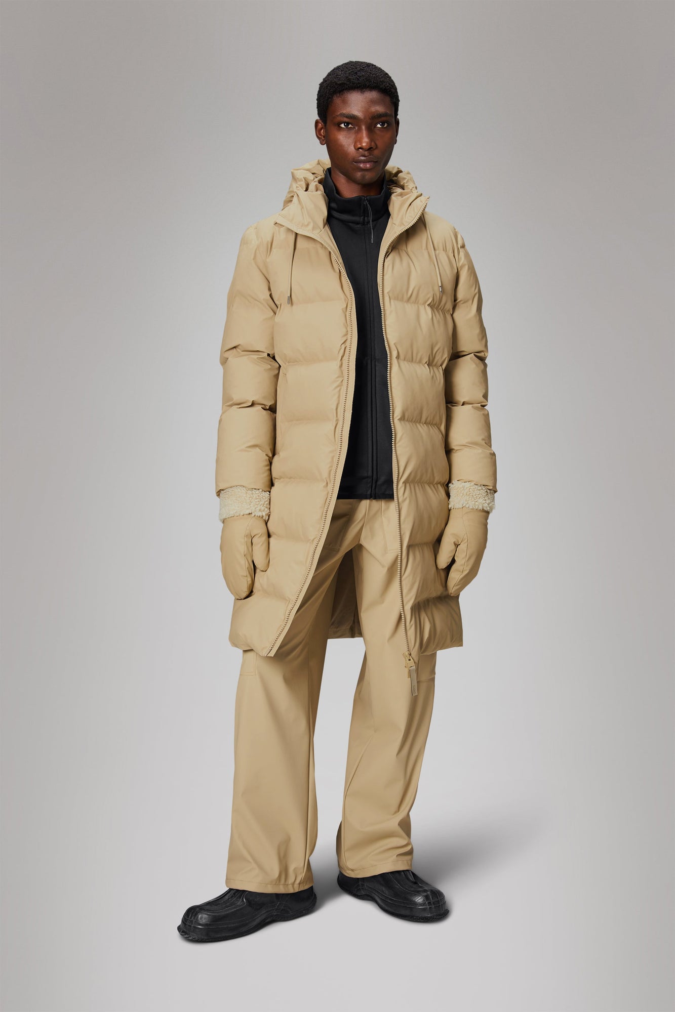 Alta Longer Puffer Jacket | Sand