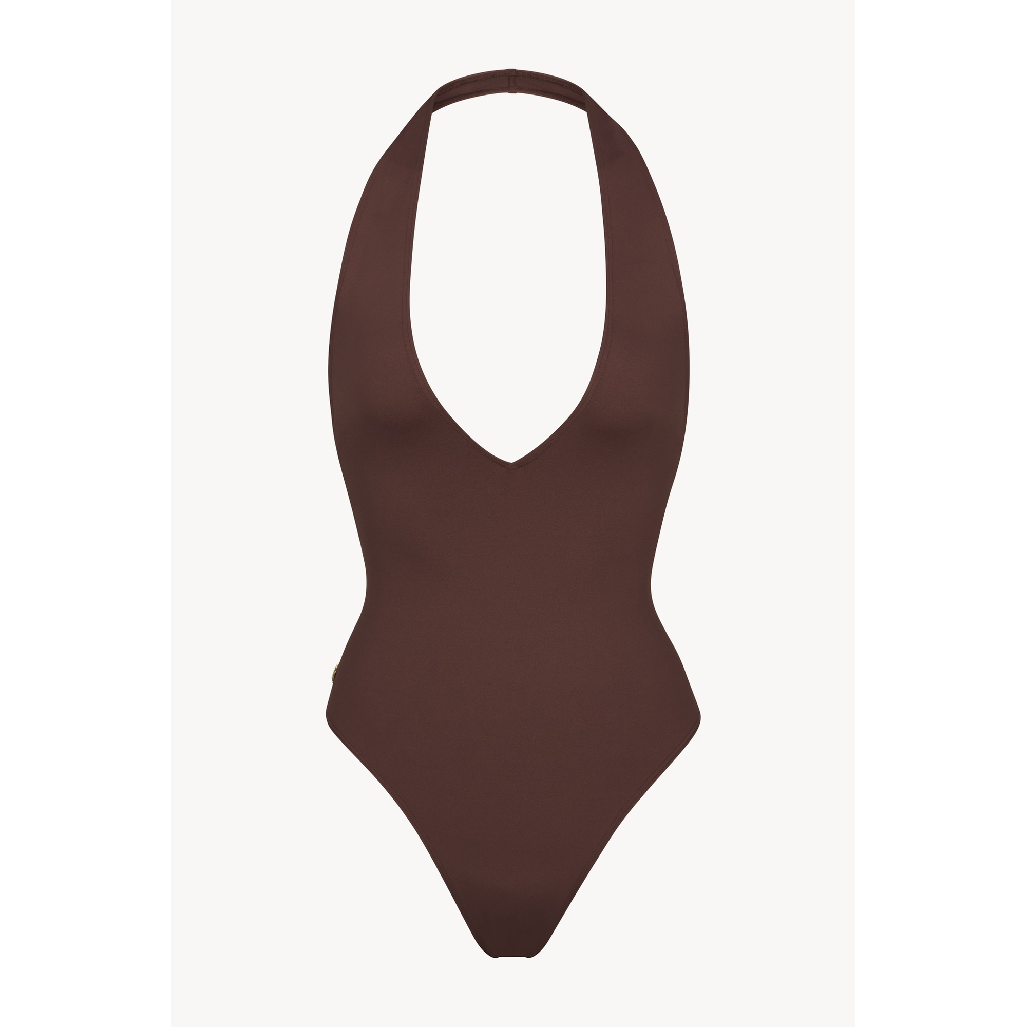 Amelia Halter One Piece | Chocolate