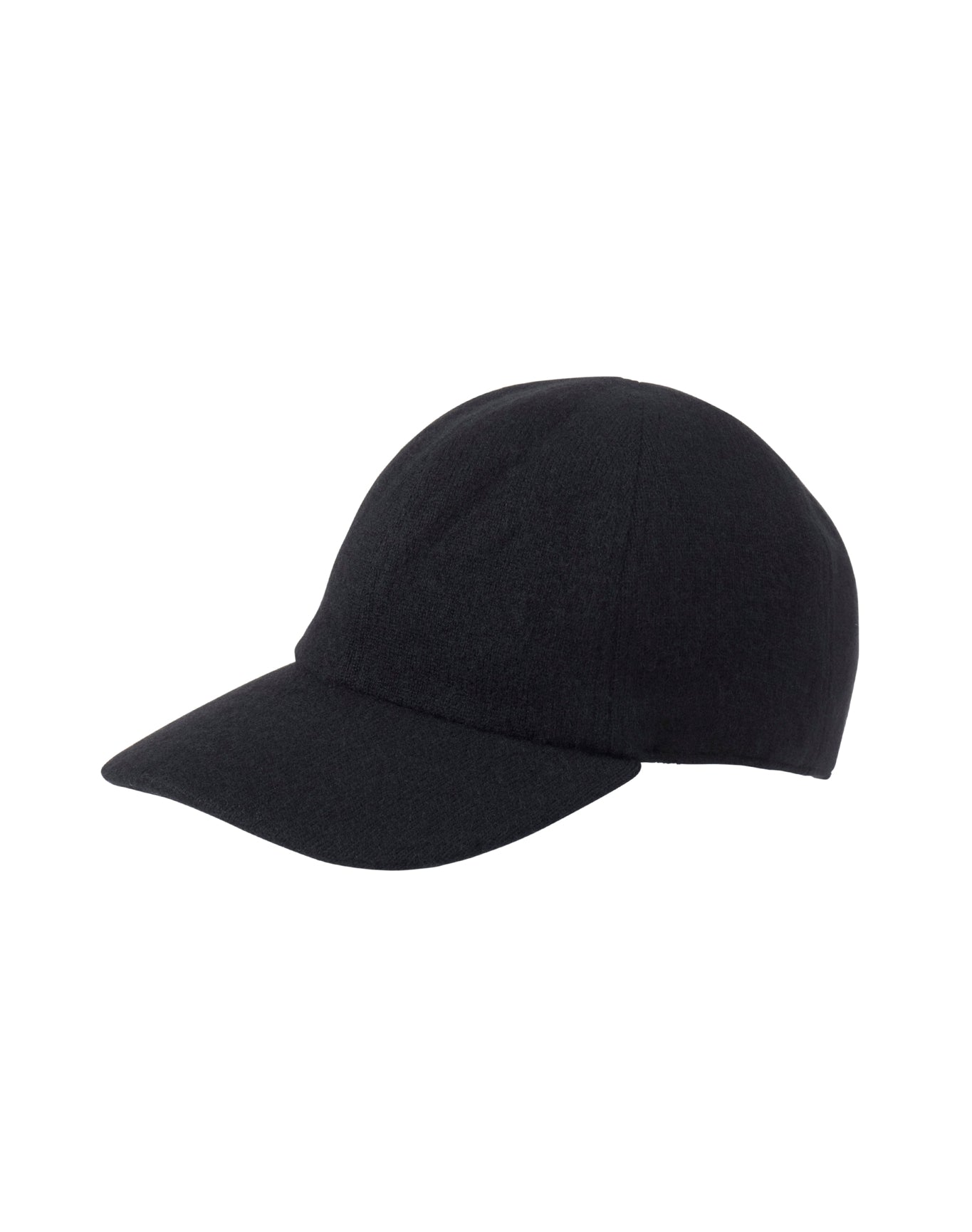 Amicale Cashmere | Women | Cashmere Blend Knit Baseball Cap | Black