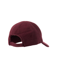 Amicale Cashmere | Women | Cashmere Blend Knit Baseball Cap II | Bordeaux