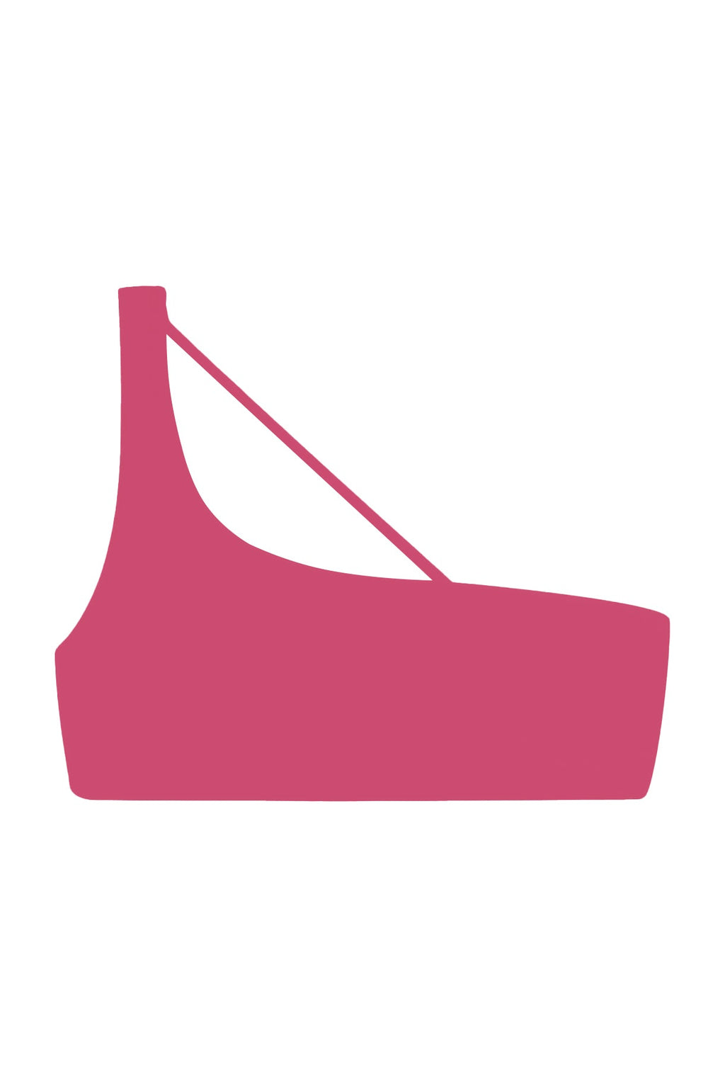 Apex One Shoulder Top | Petal Matte