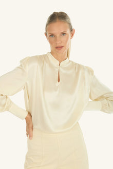 Arden Blouse | Creme