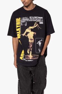 Armored Valkyrie Tee | Washed Black
