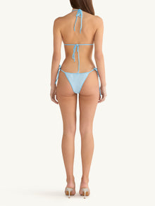 Lio Bikini Top | Baia Blue Sequin