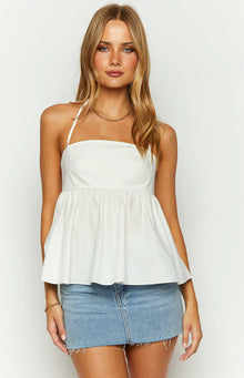 Axl Halter Top | White