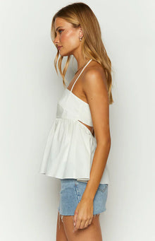 Axl Halter Top | White