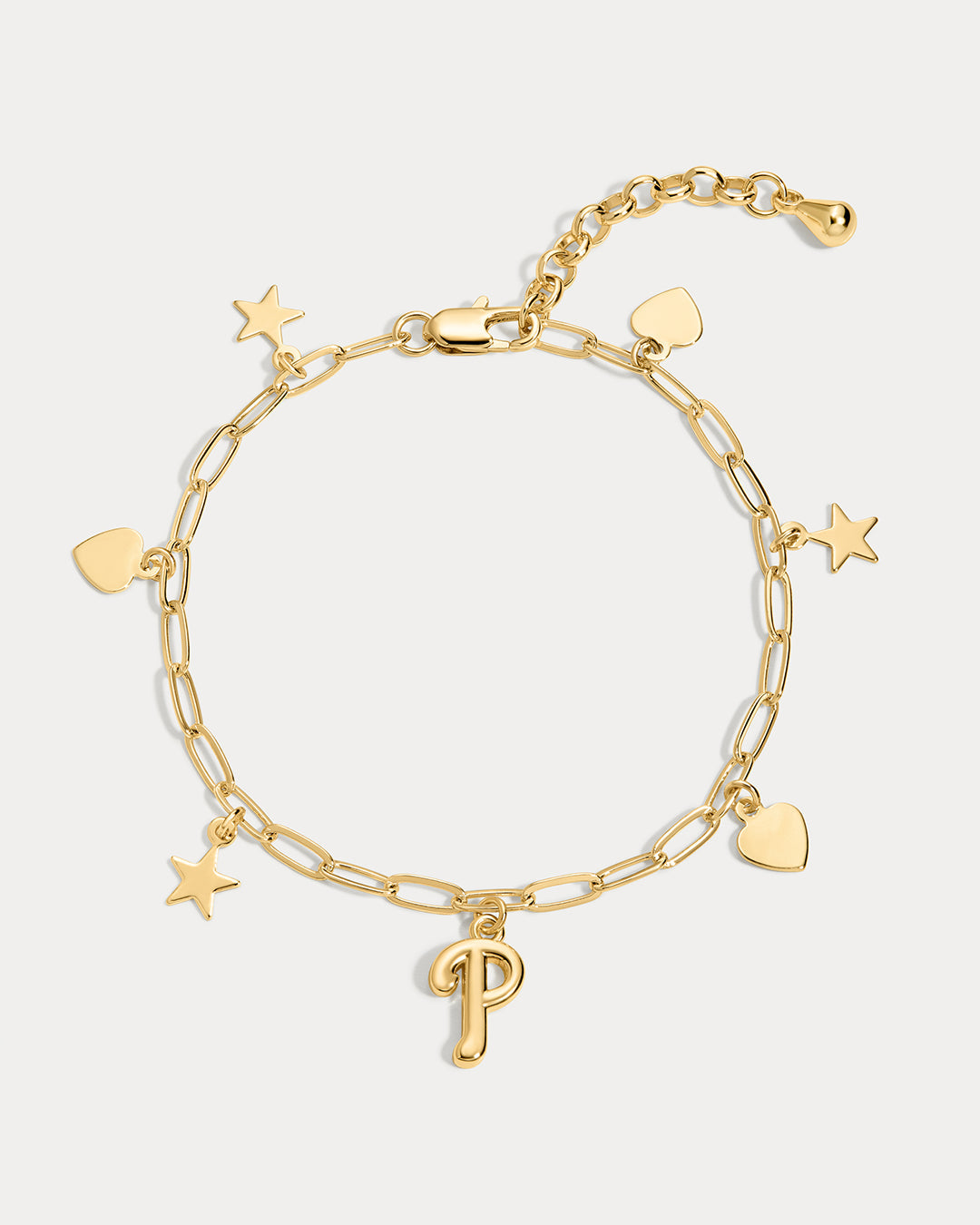 Bijoux Sport by Luv Aj MLB Logo Charm Bracelet | Philadelphia Phillies | Gold