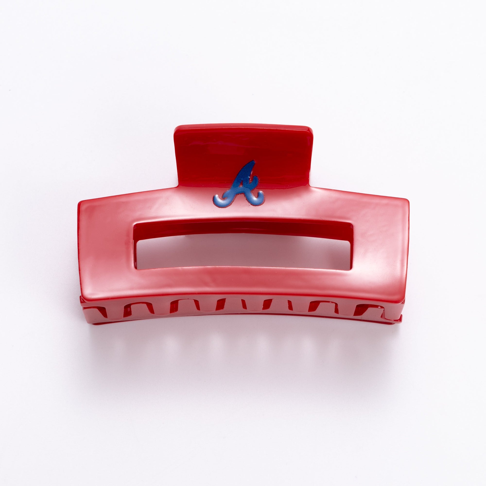 Bijoux Sport by Luv Aj MLB Square Claw Clip | Atlanta Braves