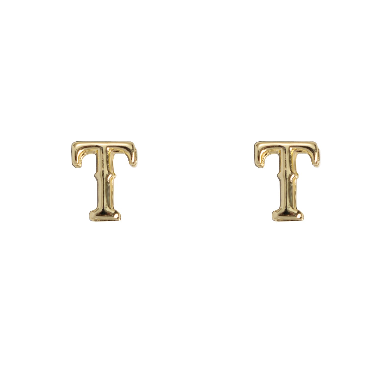 Bijoux Sport by Luv Aj MLB Logo Stud Earrings | Texas Rangers | Gold