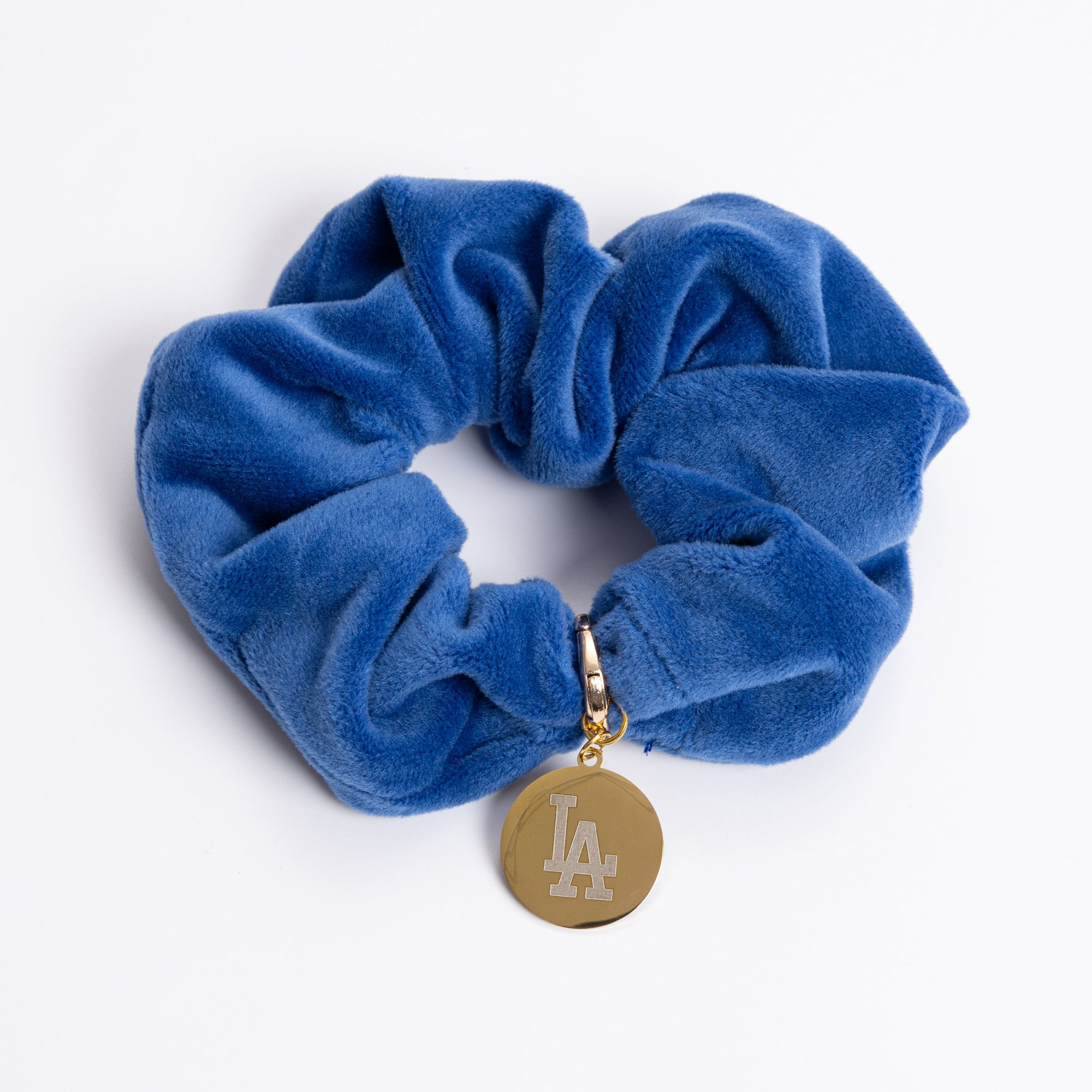 Bijoux Sport by Luv Aj MLB Velvet Twister with Logo Charm | Los Angeles Dodgers