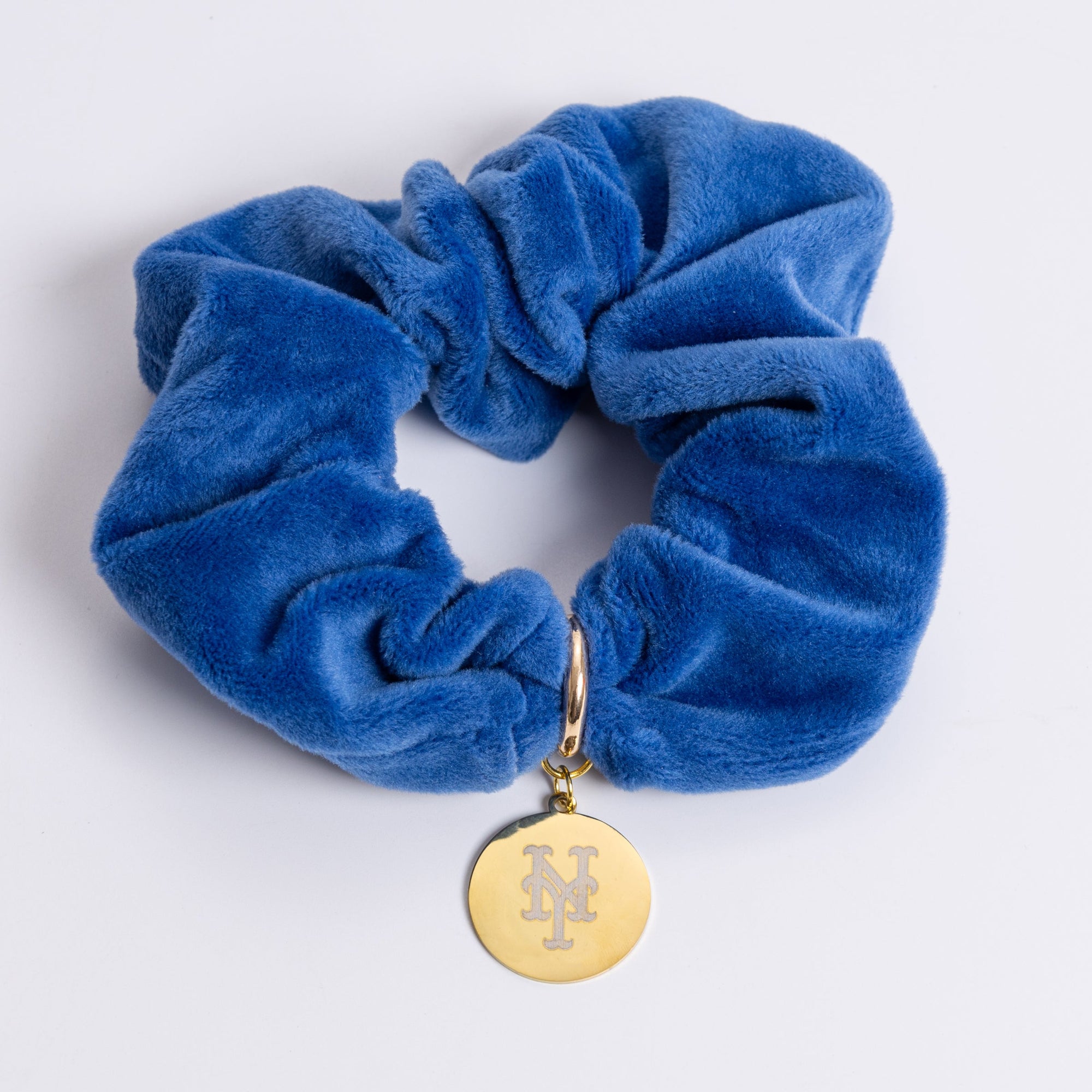 Bijoux Sport by Luv Aj MLB Velvet Twister with Logo Charm | New York Mets