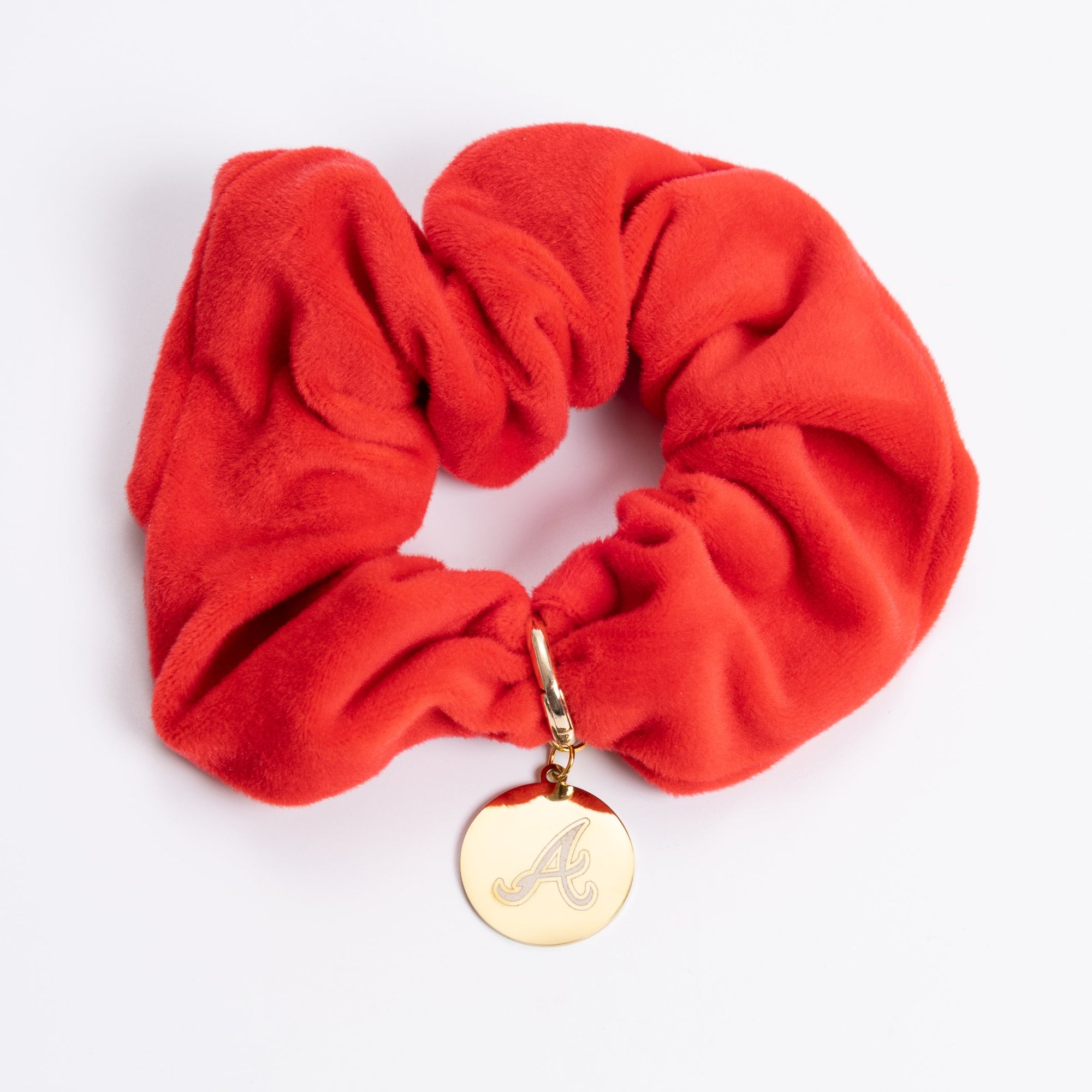 Bijoux Sport by Luv Aj MLB Velvet Twister with Logo Charm | Atlanta Braves