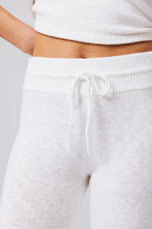 Boucle Flared Drawstring Pant Sweatpant IVL April 