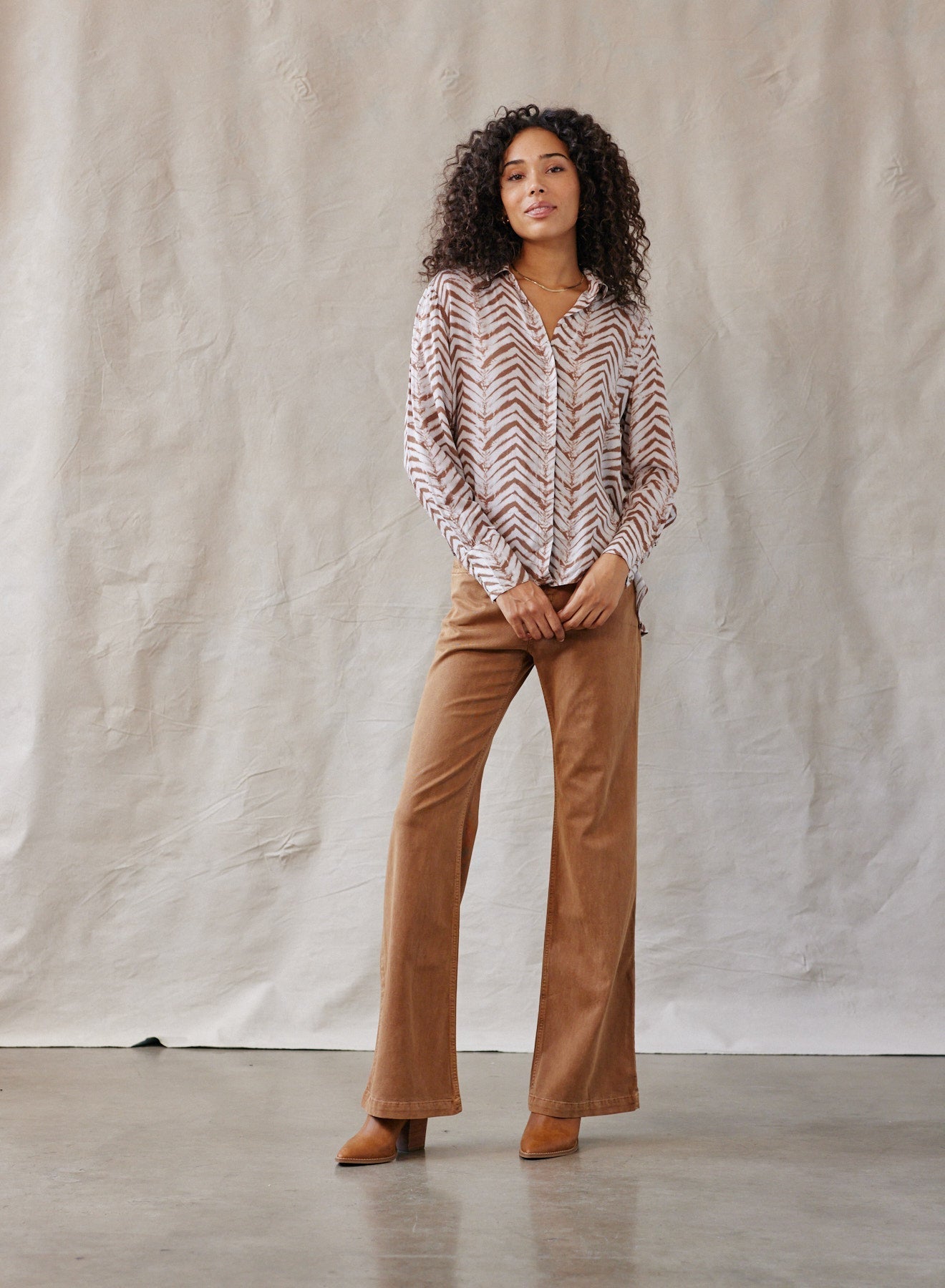 Harlow - 70'S Jean - Warm Copper