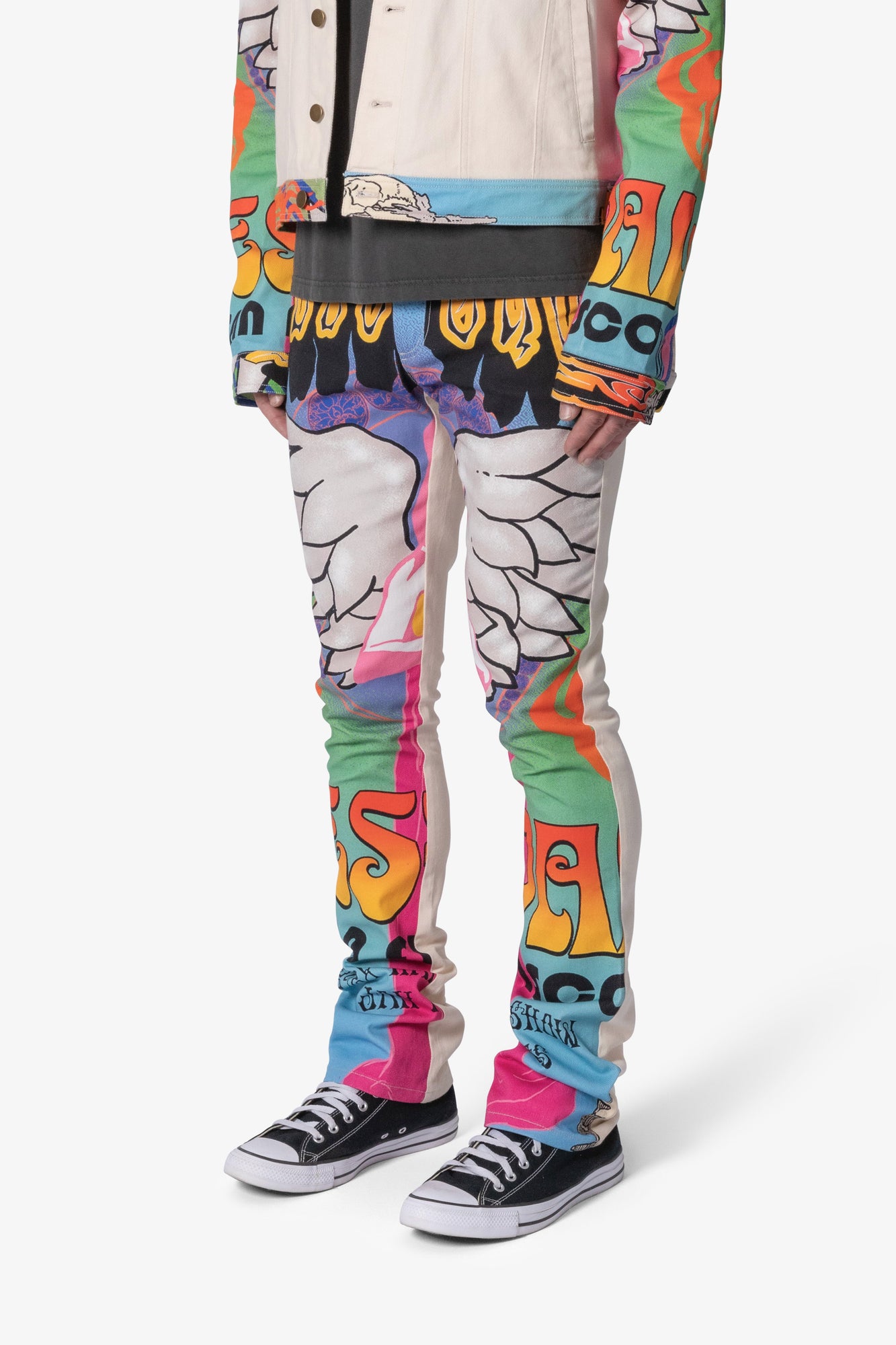 B378 Festival Flare Denim | Multi