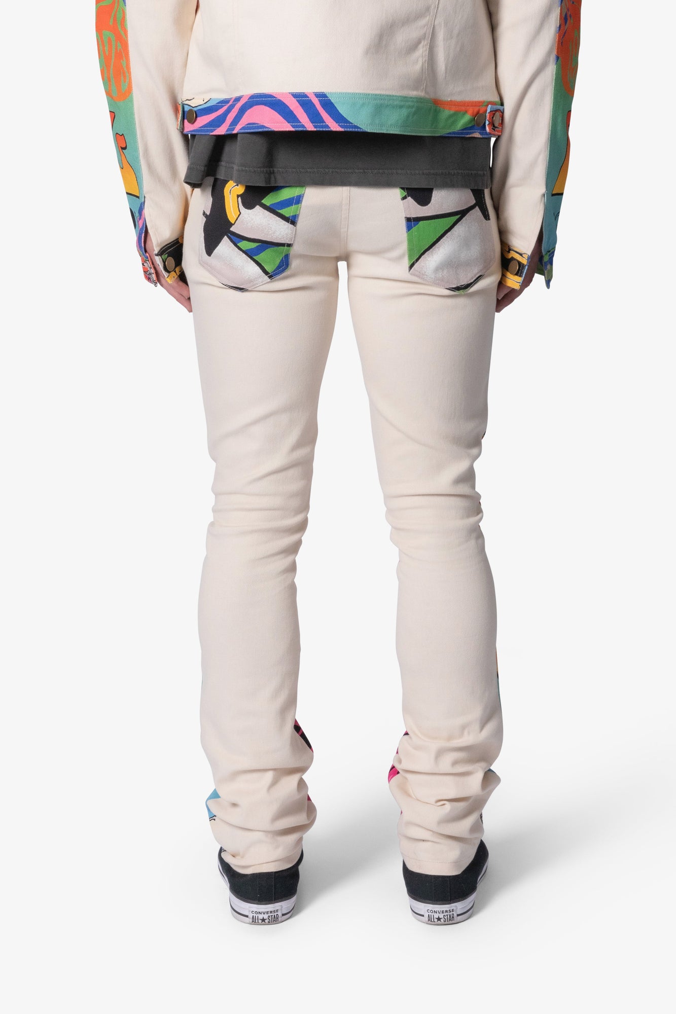 B378 Festival Flare Denim | Multi