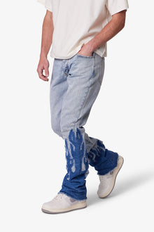 B556 Flame Flare Denim | Blue