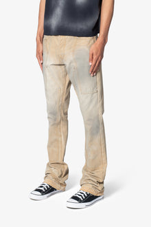 B644 Flare Burnt Cowboy Denim | Black x Brown
