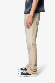B644 Flare Burnt Cowboy Denim | Black x Brown