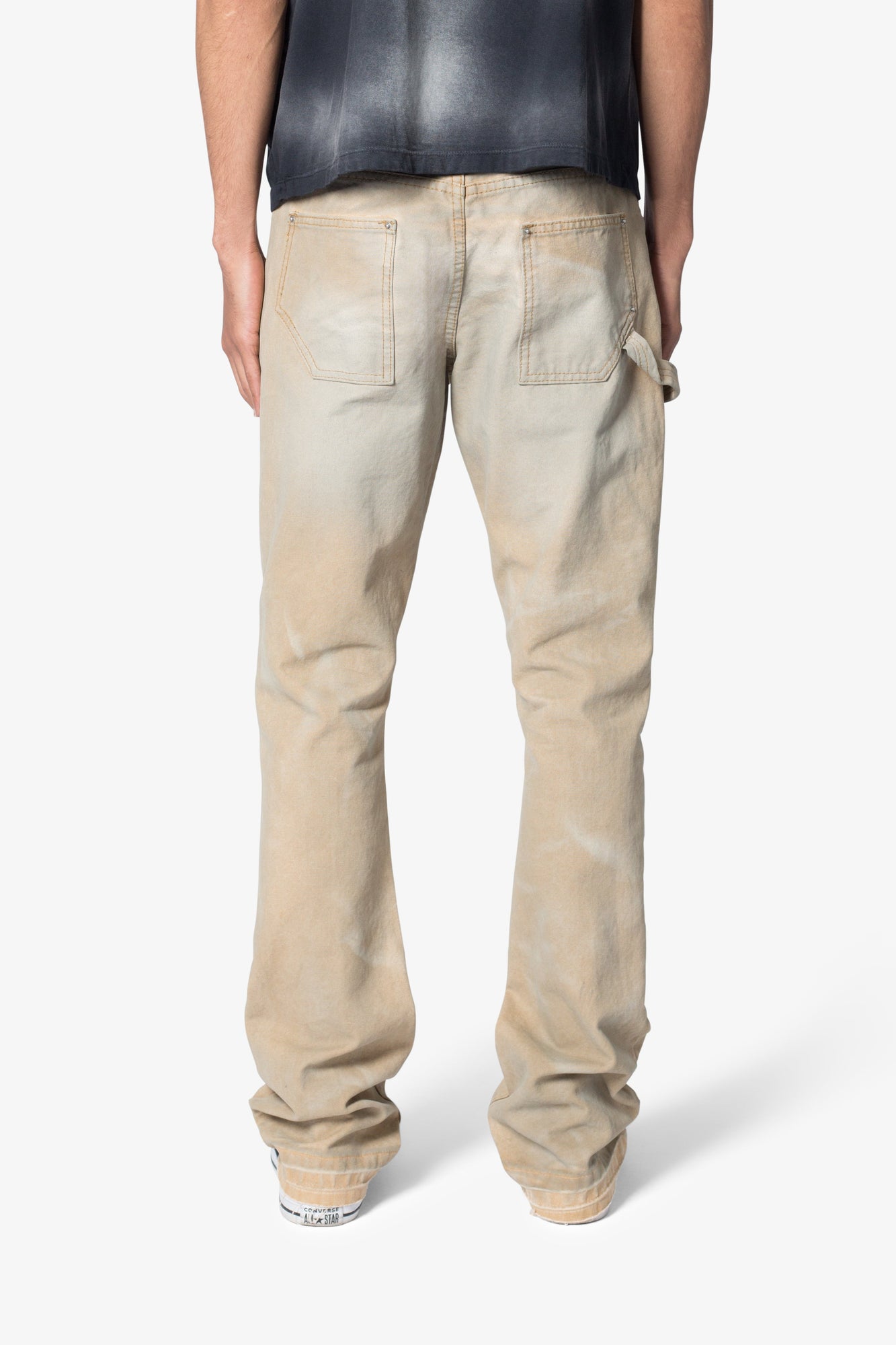 B644 Flare Burnt Cowboy Denim | Black x Brown