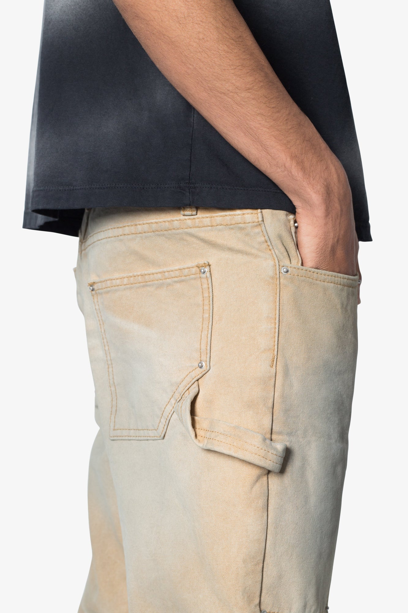 B644 Flare Burnt Cowboy Denim | Black x Brown